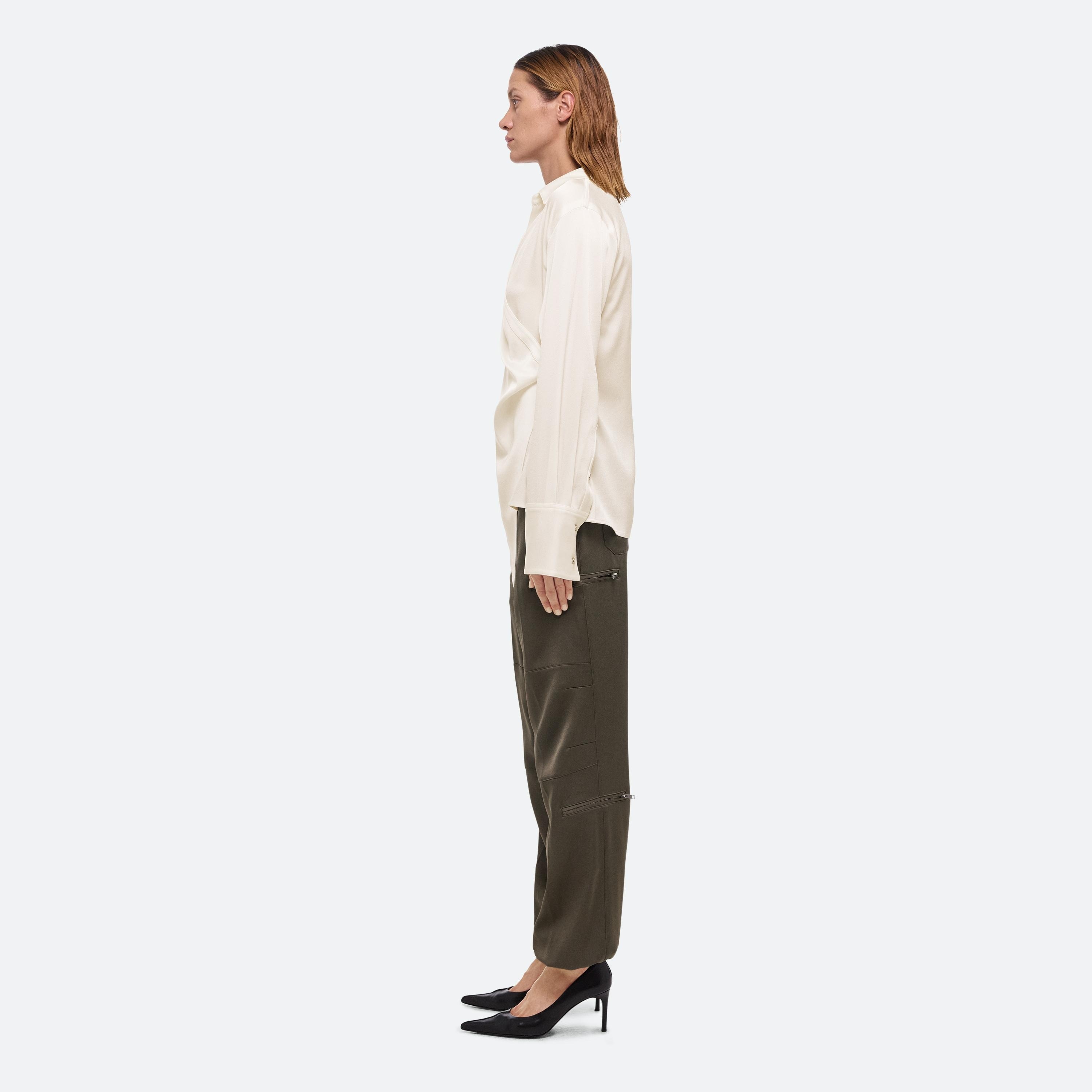 RELAXED WRAP SHIRT - 4