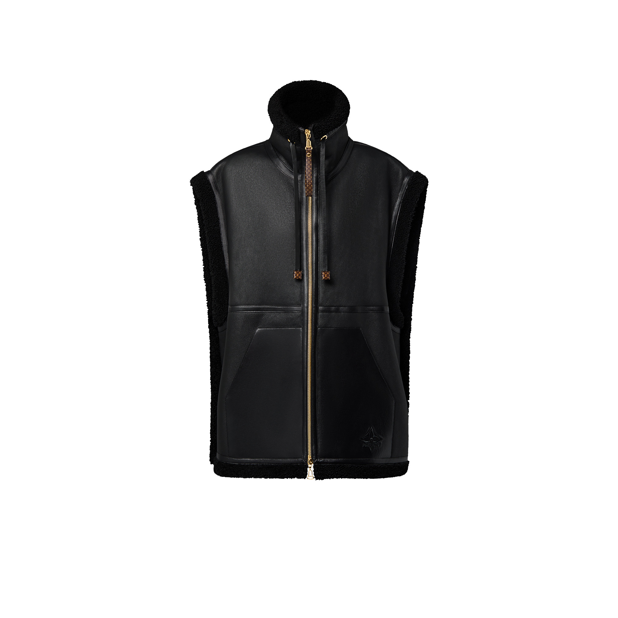 Shearling Leather Gilet - 1