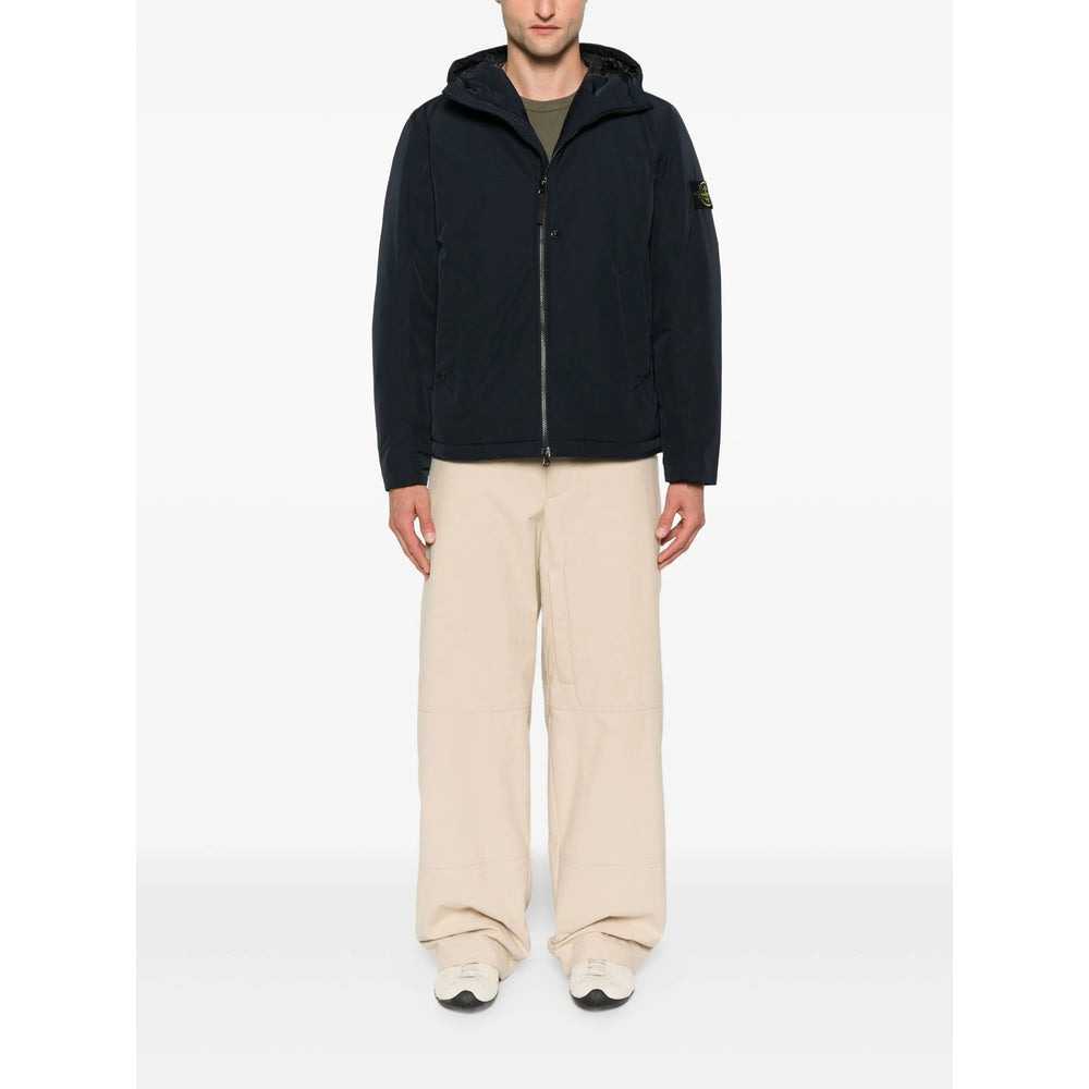 Stone Island Blue Jackets - Hooded Jackets Men - 2