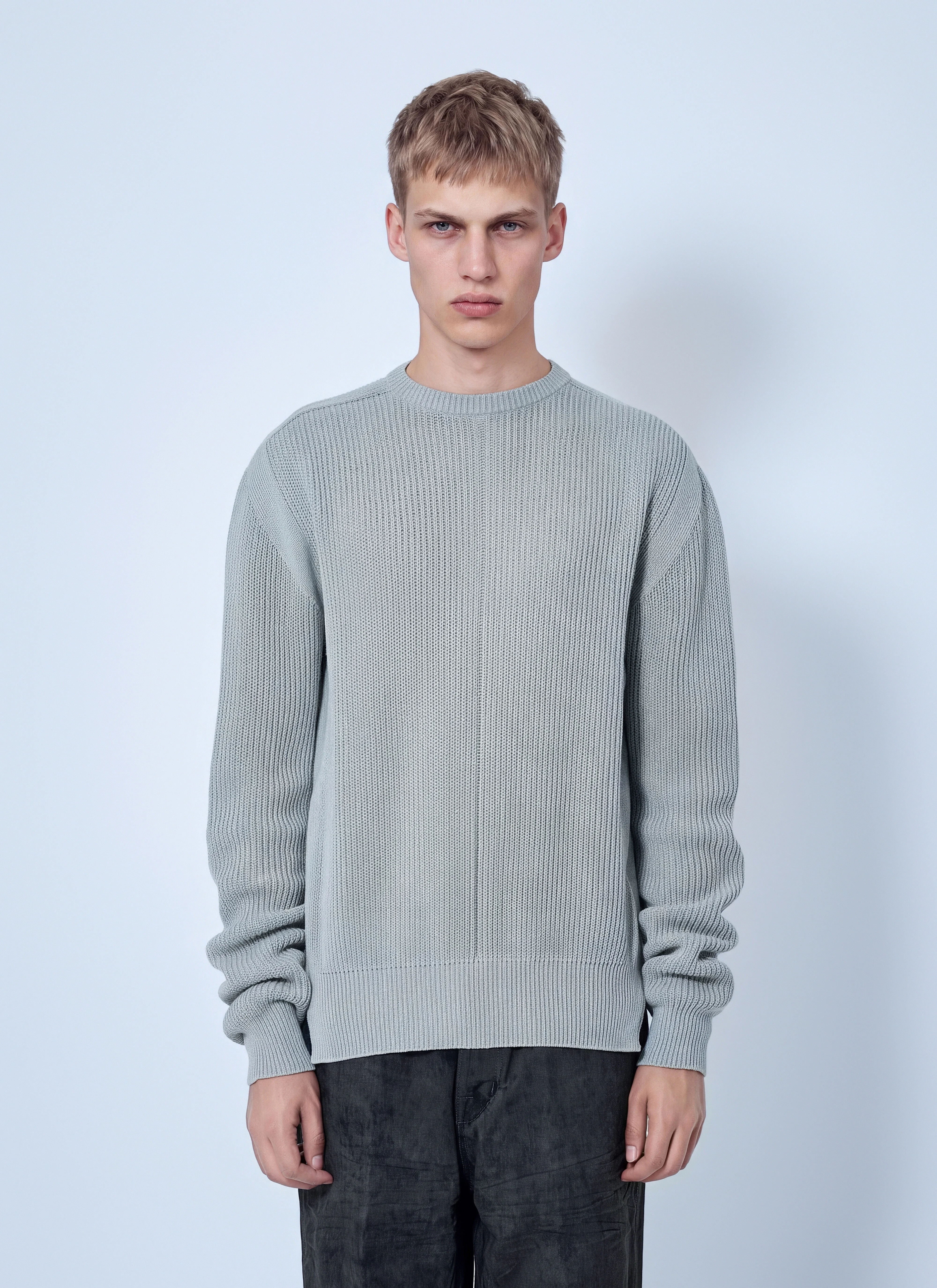 Fisherman Round Neck Sweater - 1
