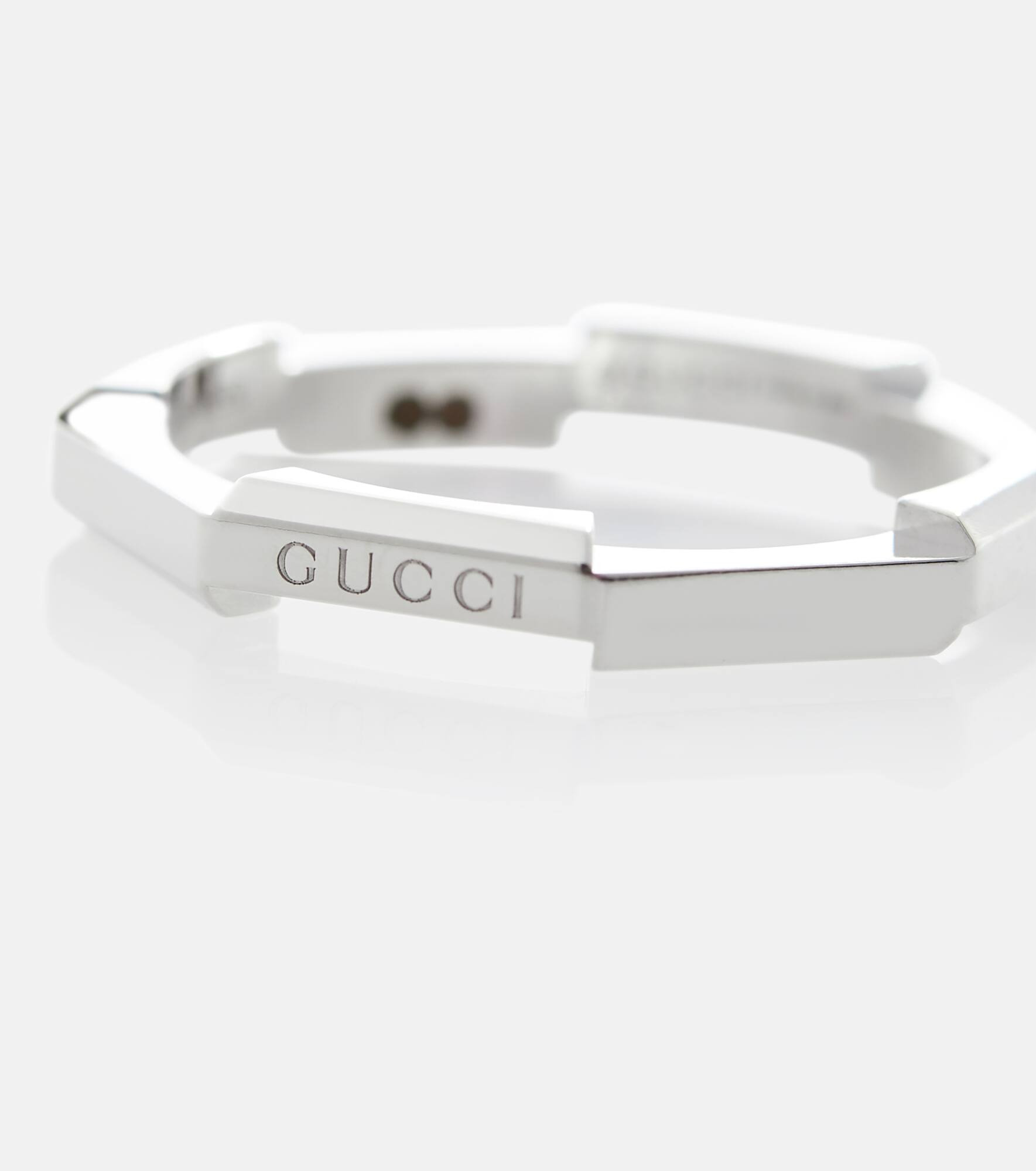 Link To Love 18kt white gold ring - 4