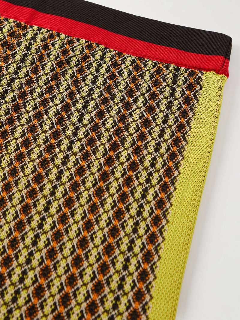 Orchestre Straight-Leg Striped Jacquard-Knit Trousers 5