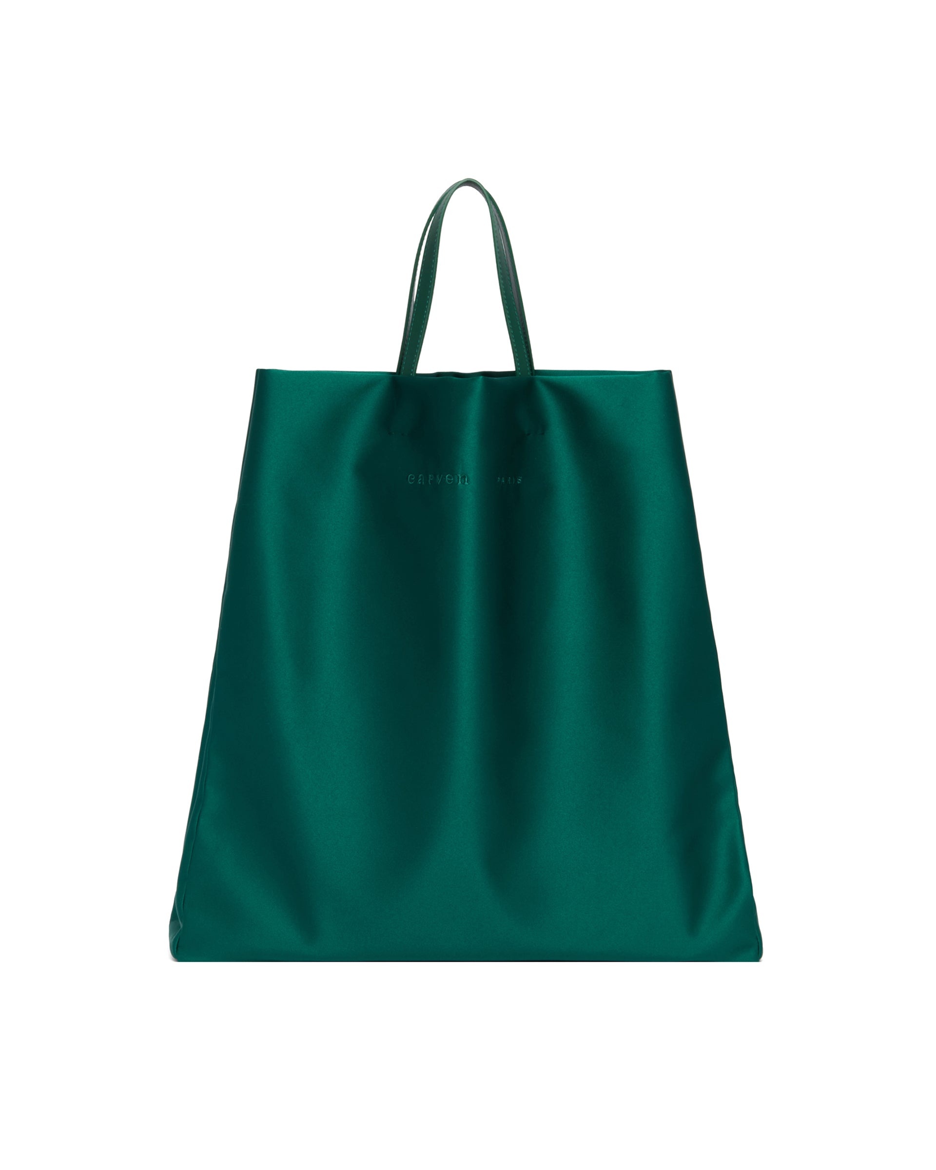 Green Satin Jeanne Tote Bag - 3