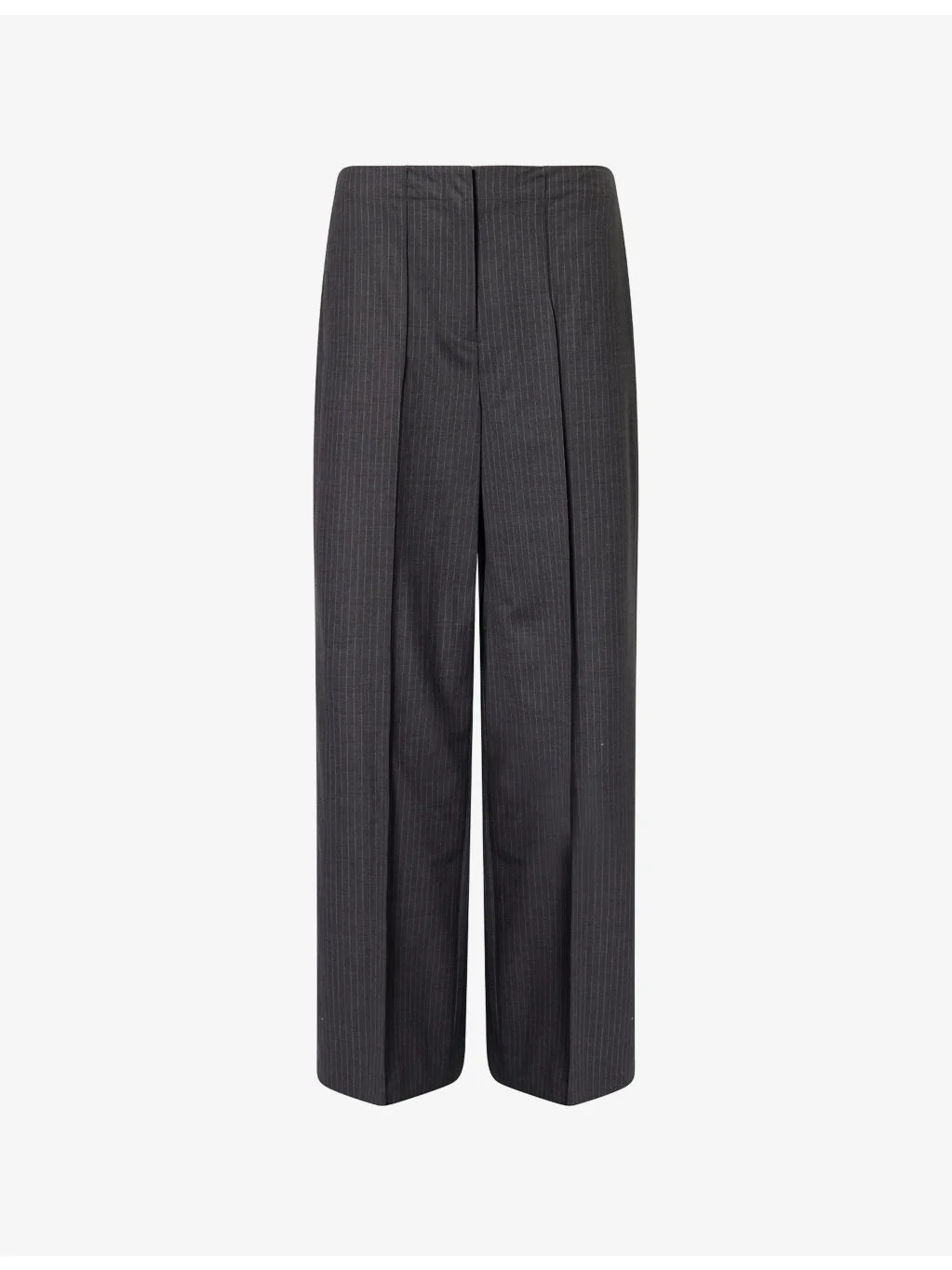 Irina Pinstripe Tailored Wool-Blend Trousers - 1