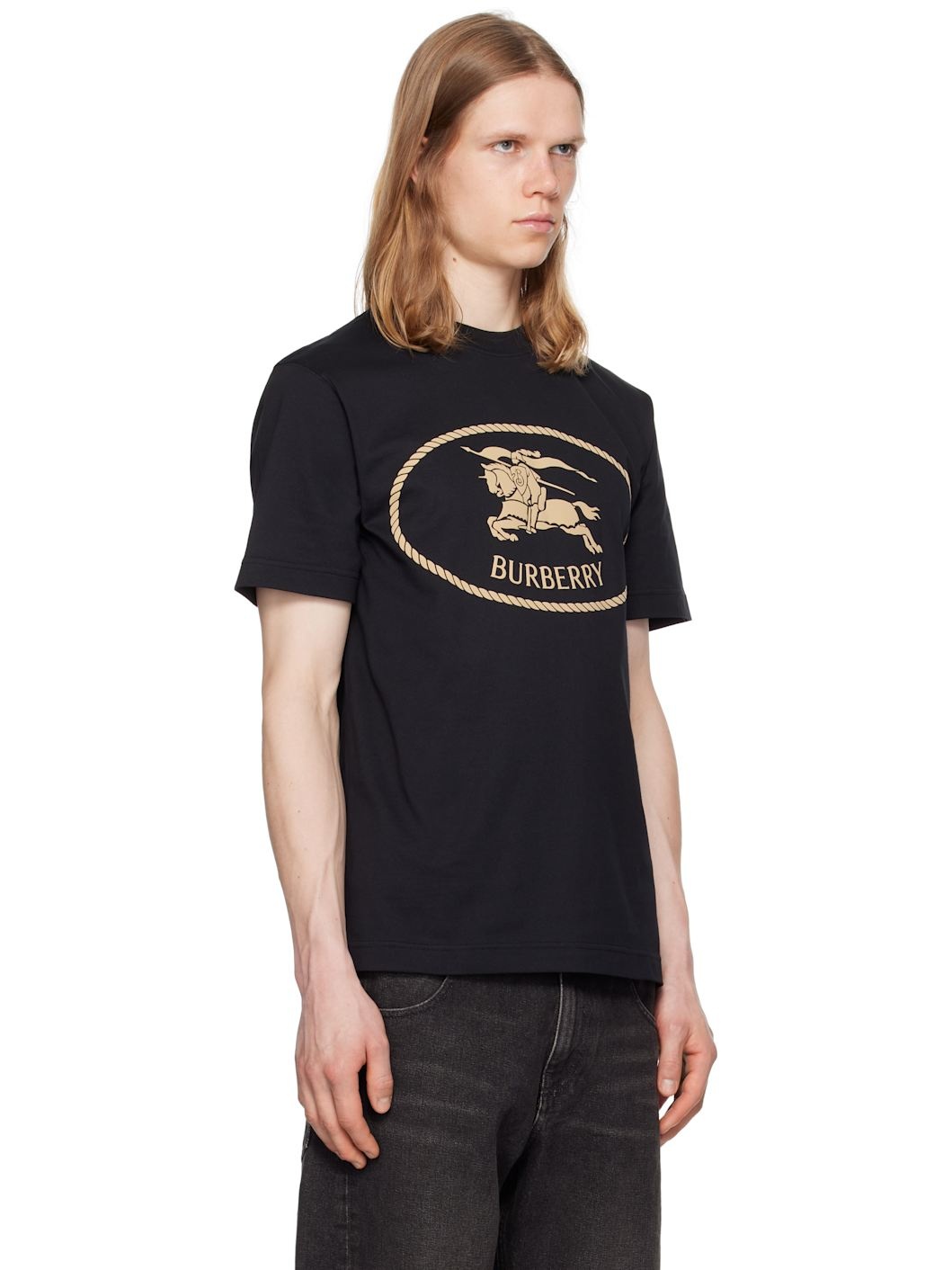 Black Knight Stamp Cotton T-shirt - 2
