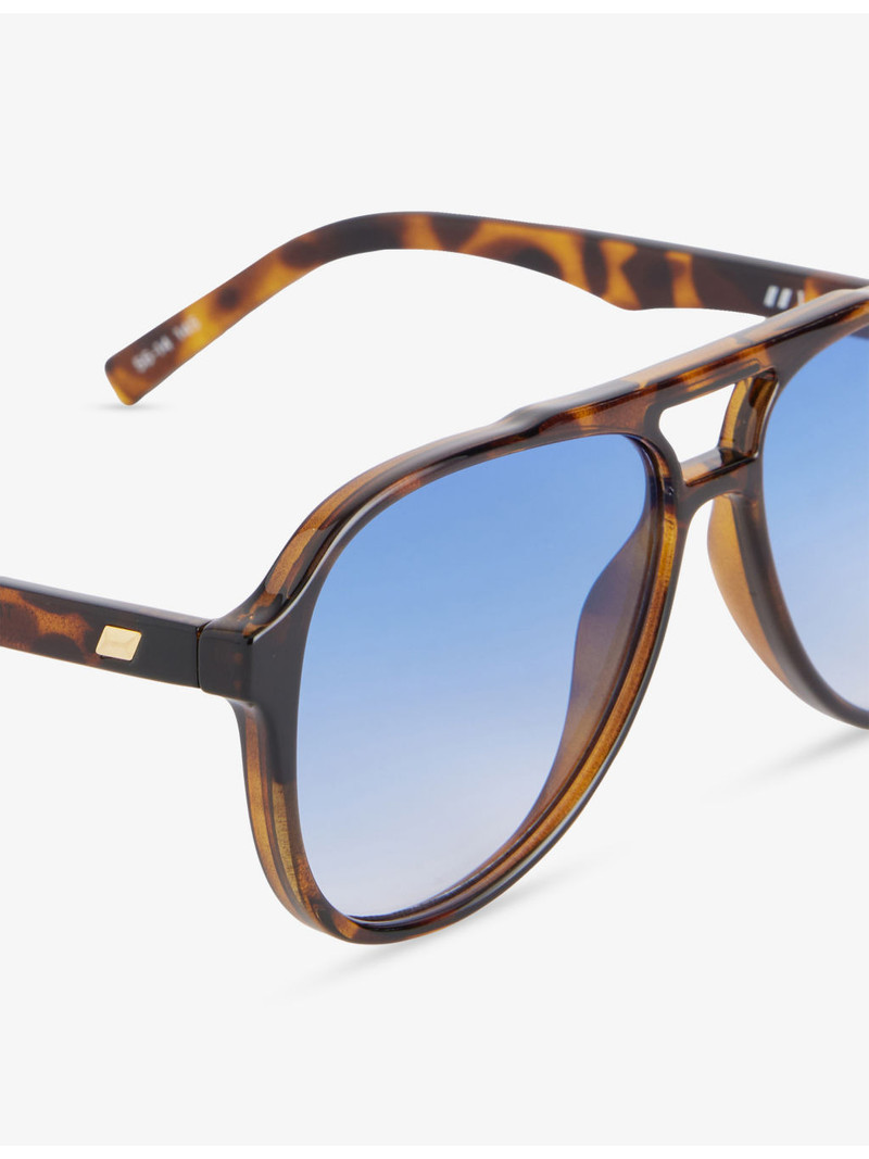 Le Specs Tragic Magic Aviator-Frame Acetate Sunglasses outlook
