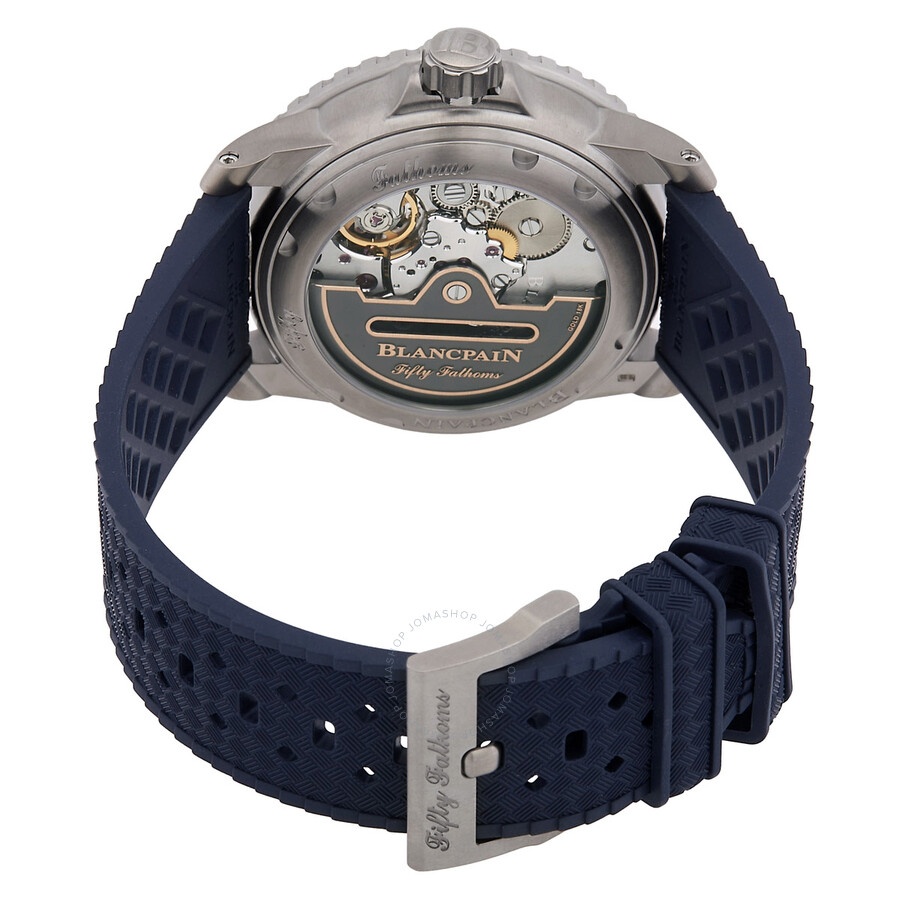 Blancpain Fifty Fathoms Automatic Blue Dial Men's Watch 5010 12B40 O64A - 3