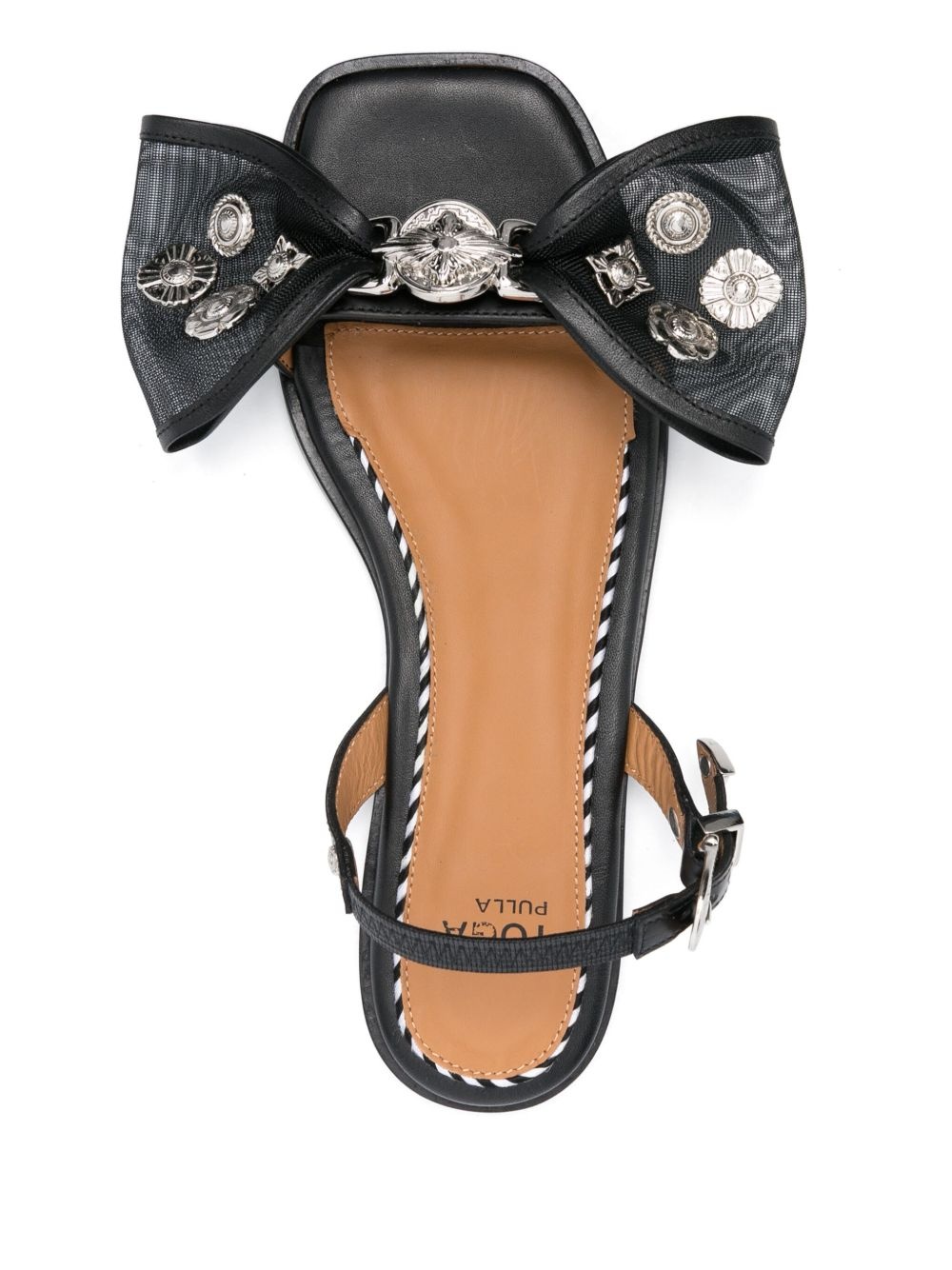 bow-detail sandals - 4