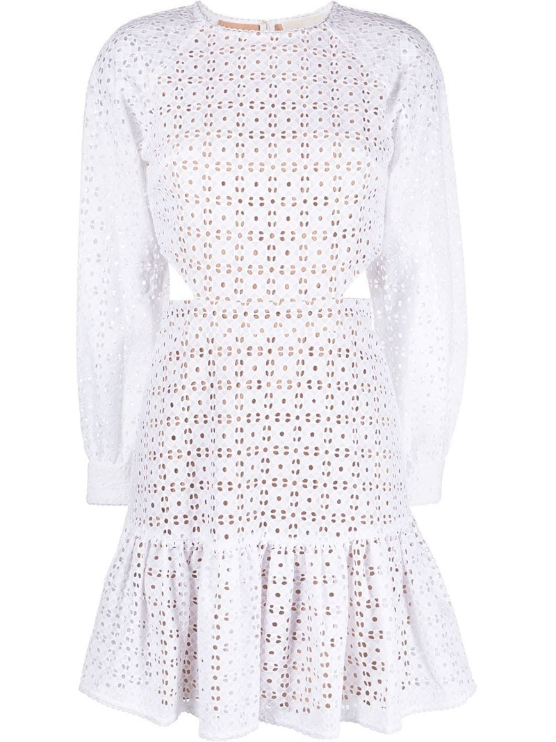 floral eyelet cut-out dress 1