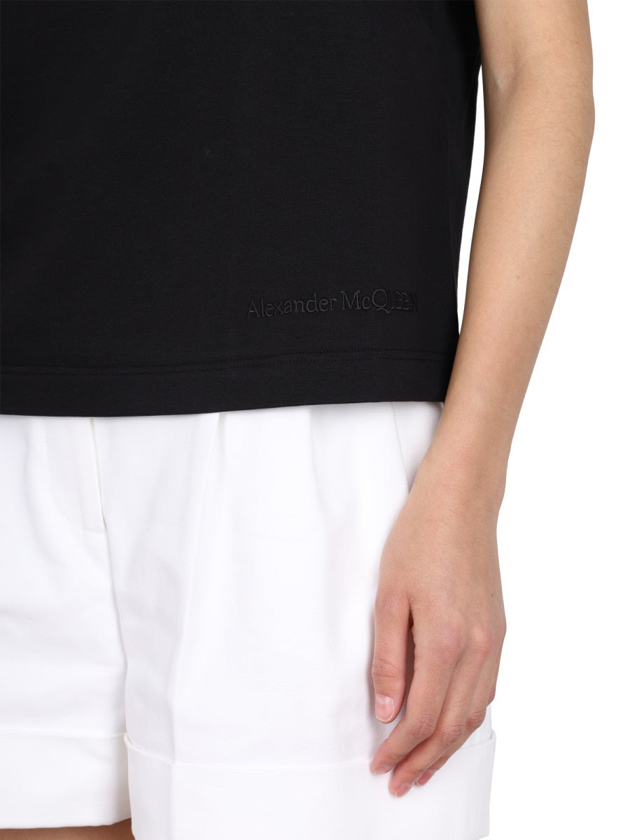 Alexander Mcqueen Women Crewneck T-Shirt - 4