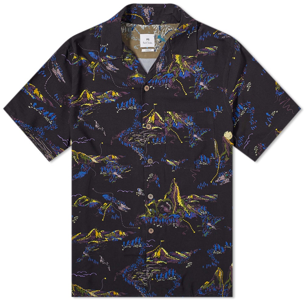 Paul Smith Mountain Print Vacation Shirt - 1