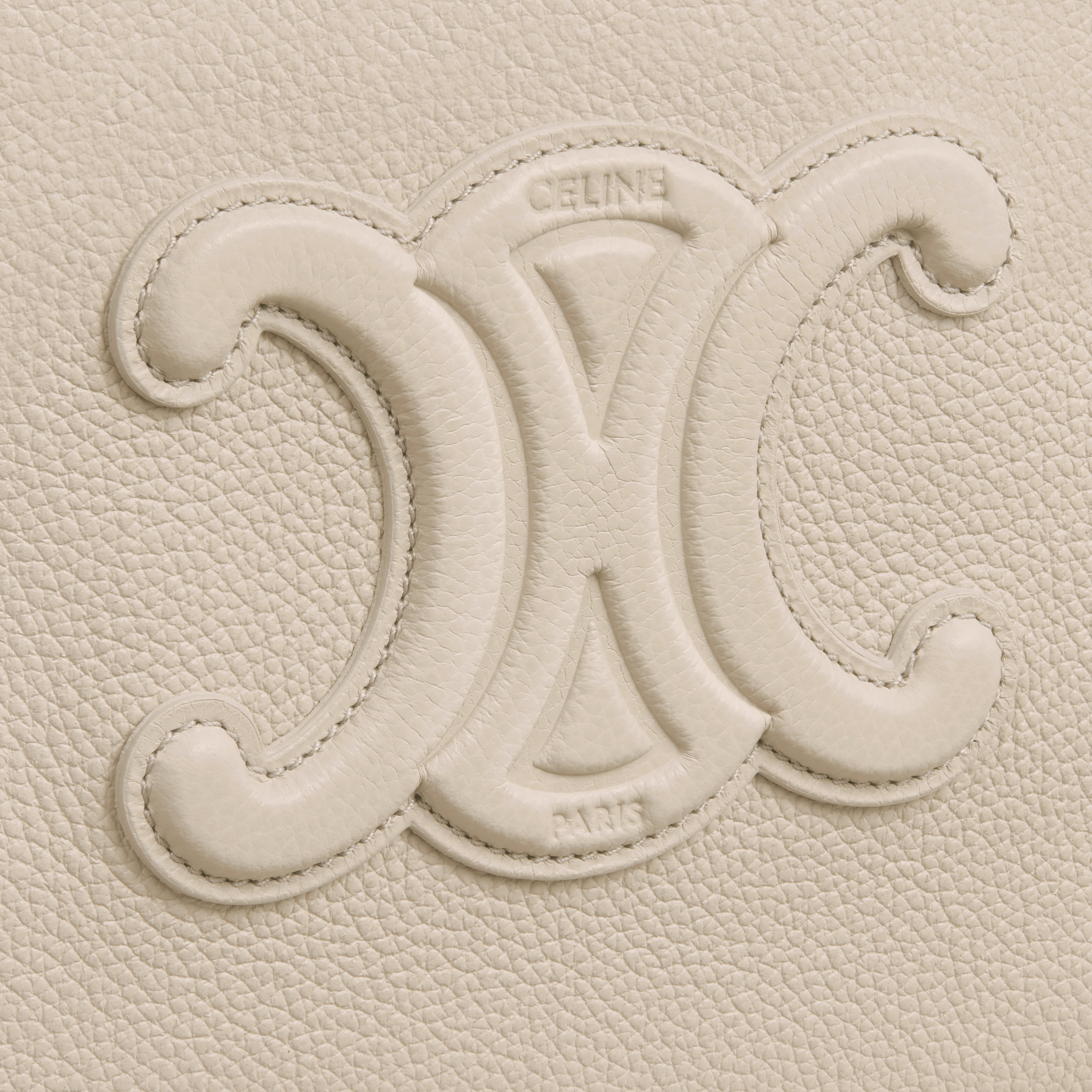 SMALL CABAS DRAWSTRING CUIR TRIOMPHE in Grained calfskin - 5