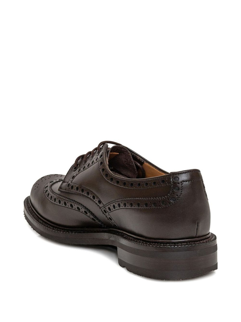 Horsham Brogue stacked heel loafers 3