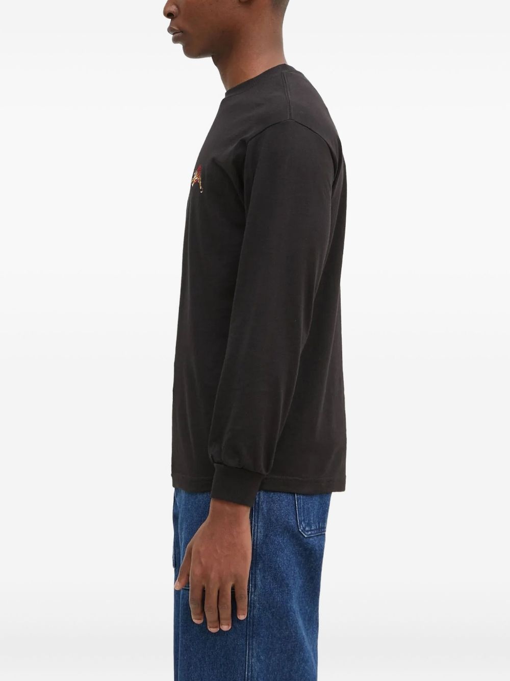 x Tim Lehi tiger-embroidered T-shirt - 2
