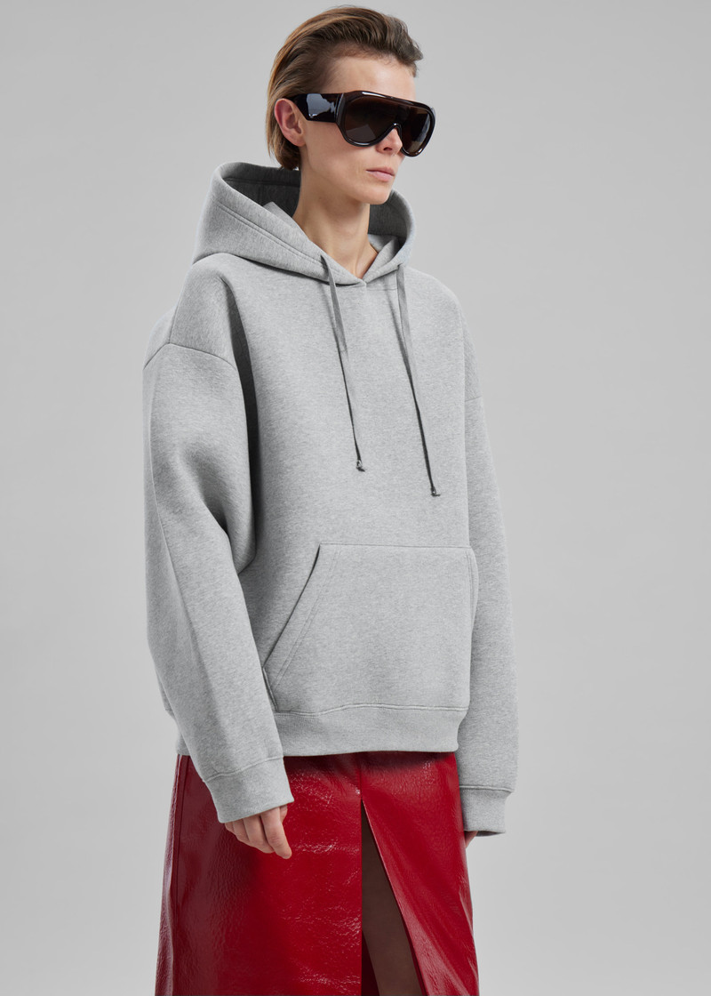 Easton Oversized Hoodie - Light Grey 11