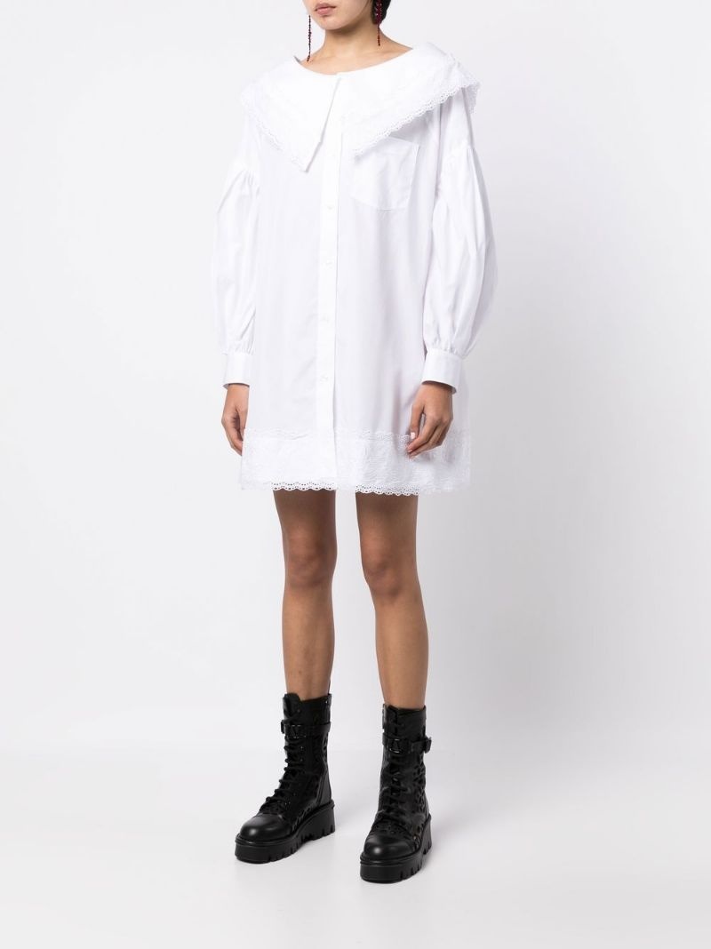 cotton shirt dress - 3