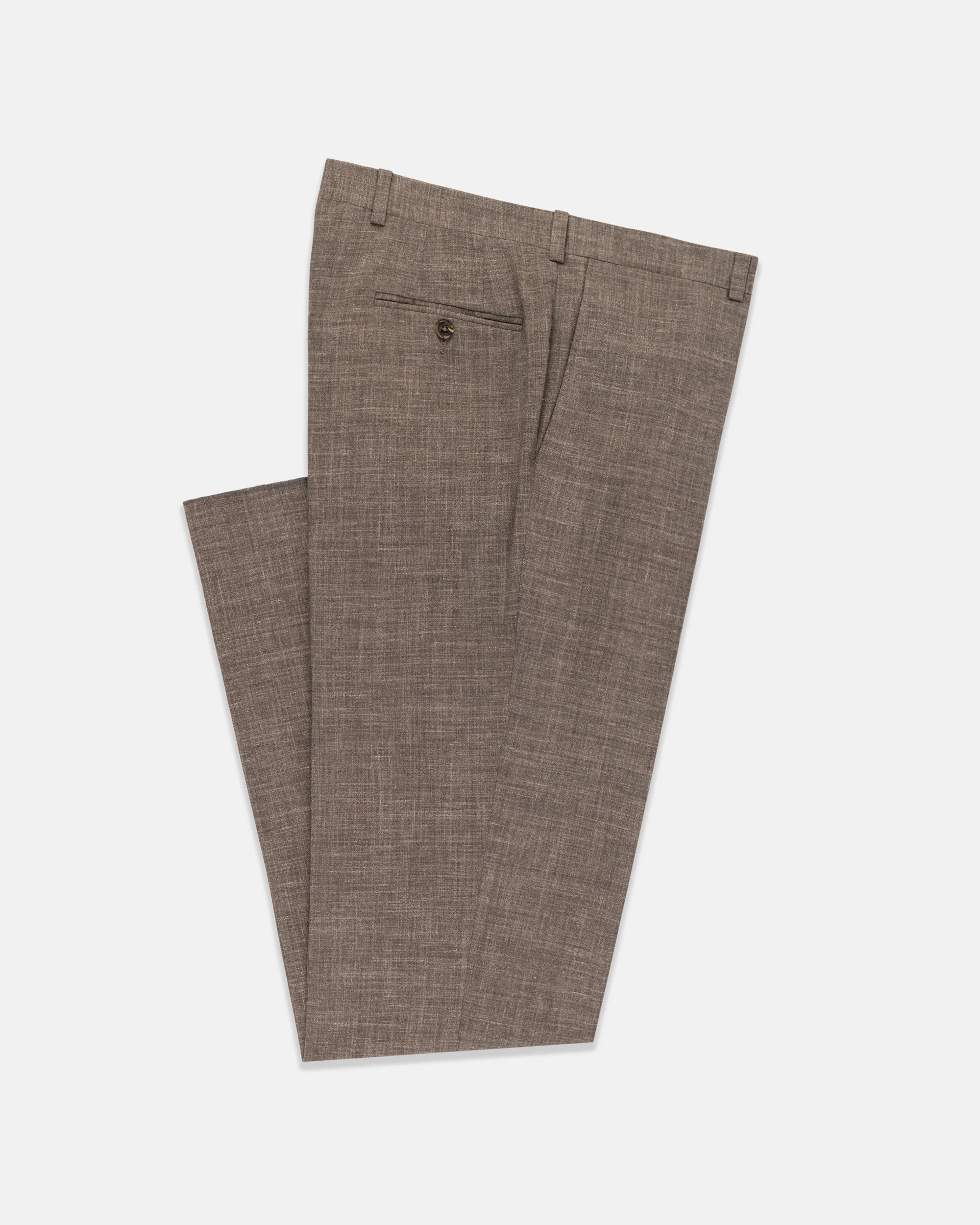 CRASH LINEN TROUSERS - 1