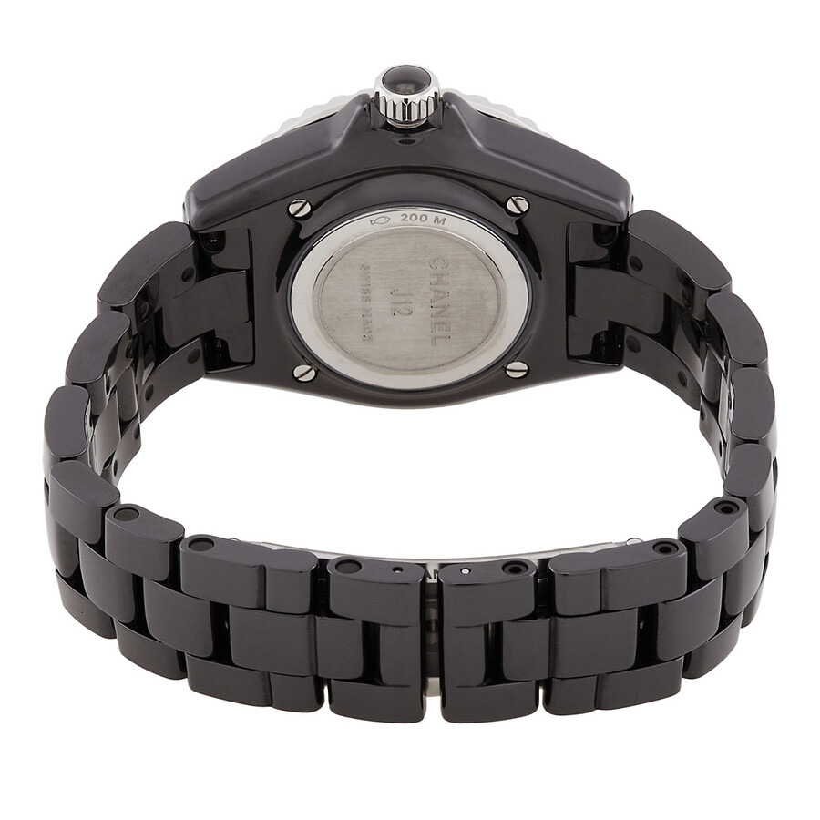 Chanel J12 Phantom Quartz Black Dial Ladies Watch H6346 - 3