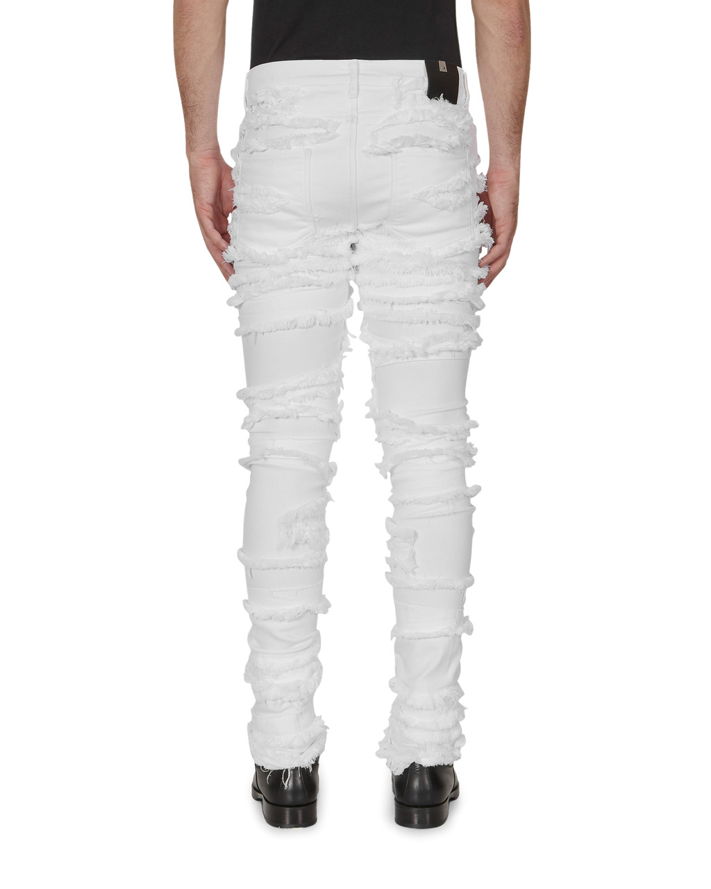 TREATED SLICE SKINNY JEANS - 5