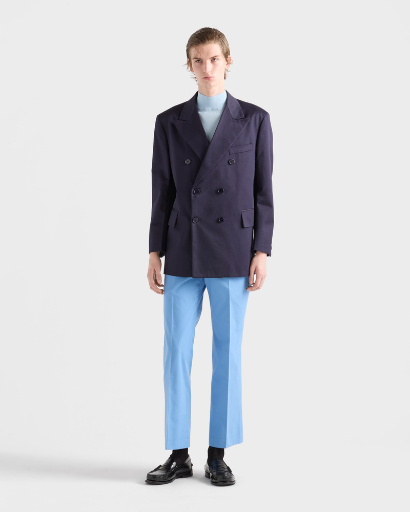 Prada Short-sleeved cotton sweater outlook