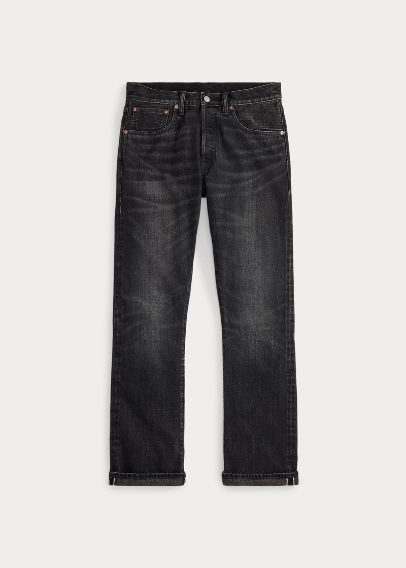 Slim Boot Distressed Selvedge Jean 1
