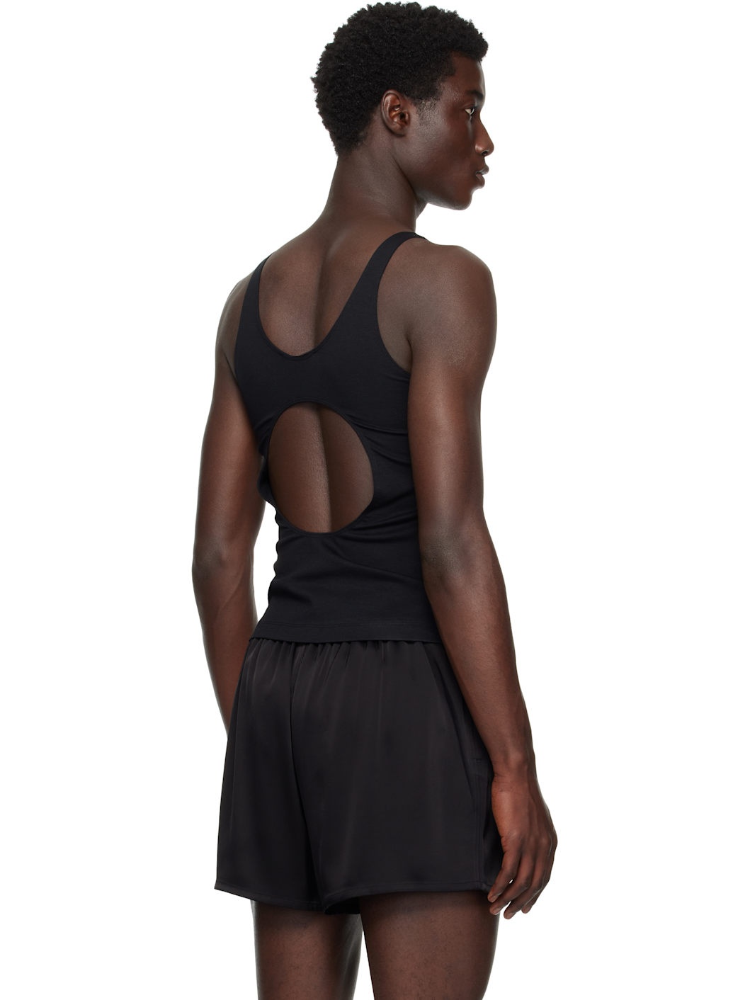 Black Han Open Back Tank Top - 3