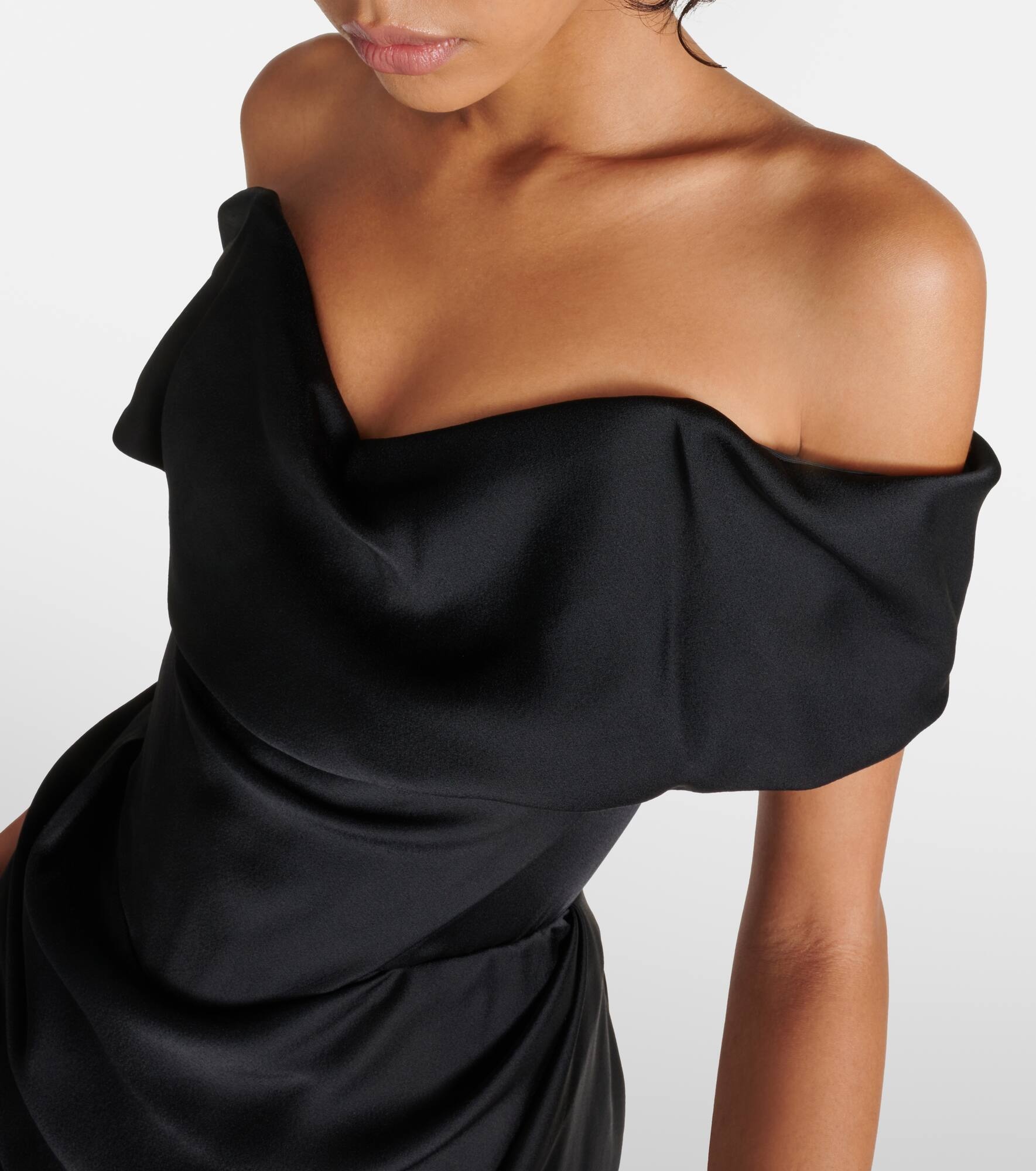 Nova Cocotte crêpe satin gown - 4