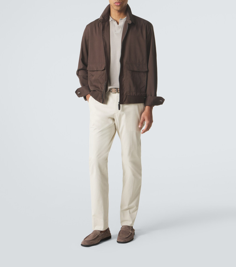 Brioni Suede penny loafers outlook