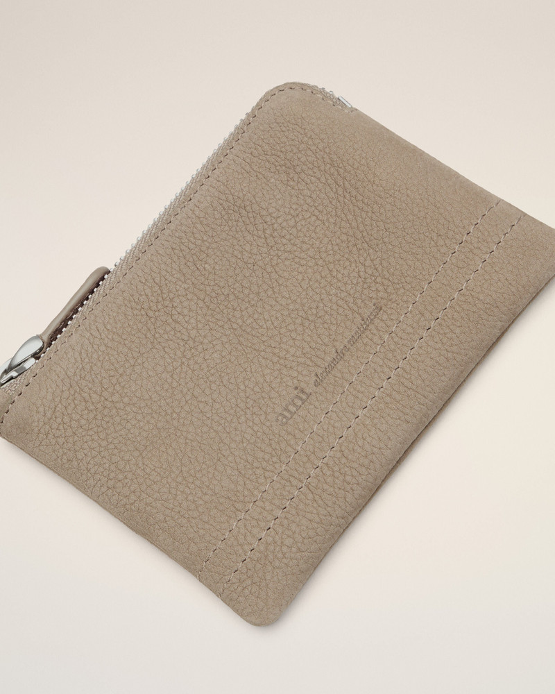 GREY COW LEATHER CARROUSEL ZIPPED WALLET 3