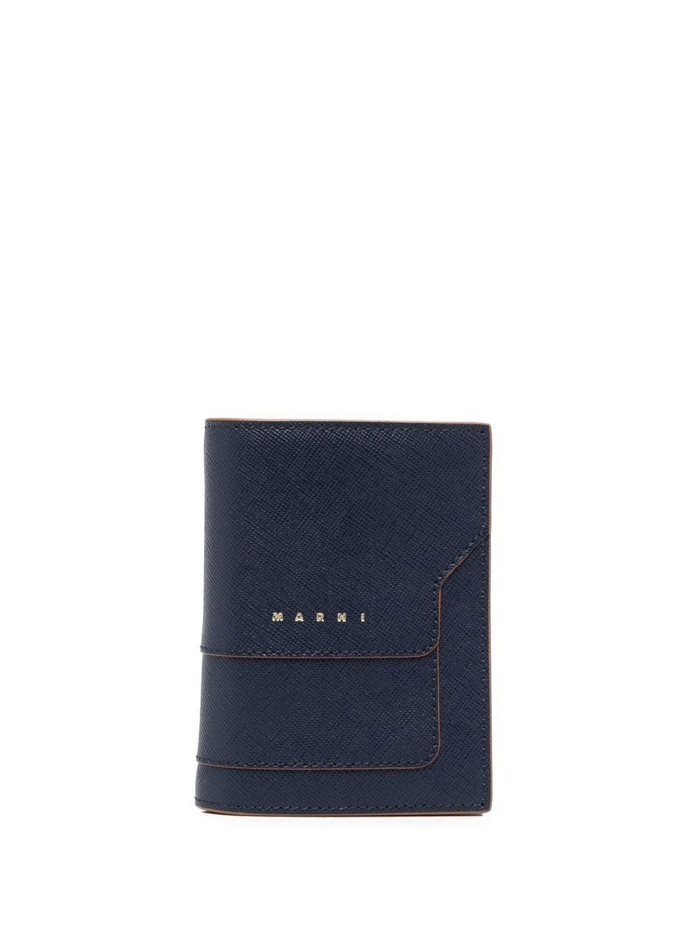 logo-stamp leather wallet - 1