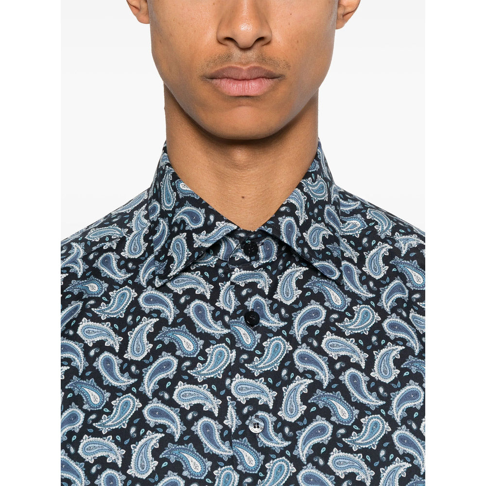 Etro Blue Shirts Men - 2