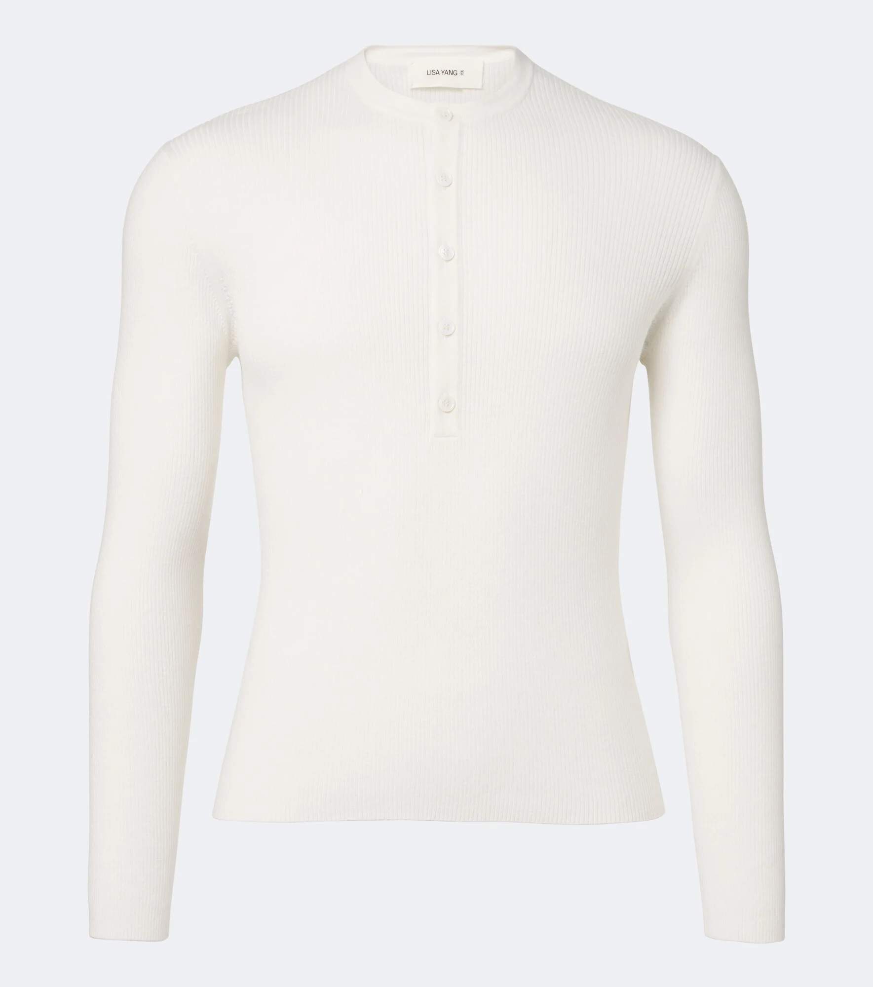 Falk cotton and cashmere Henley shirt - 1