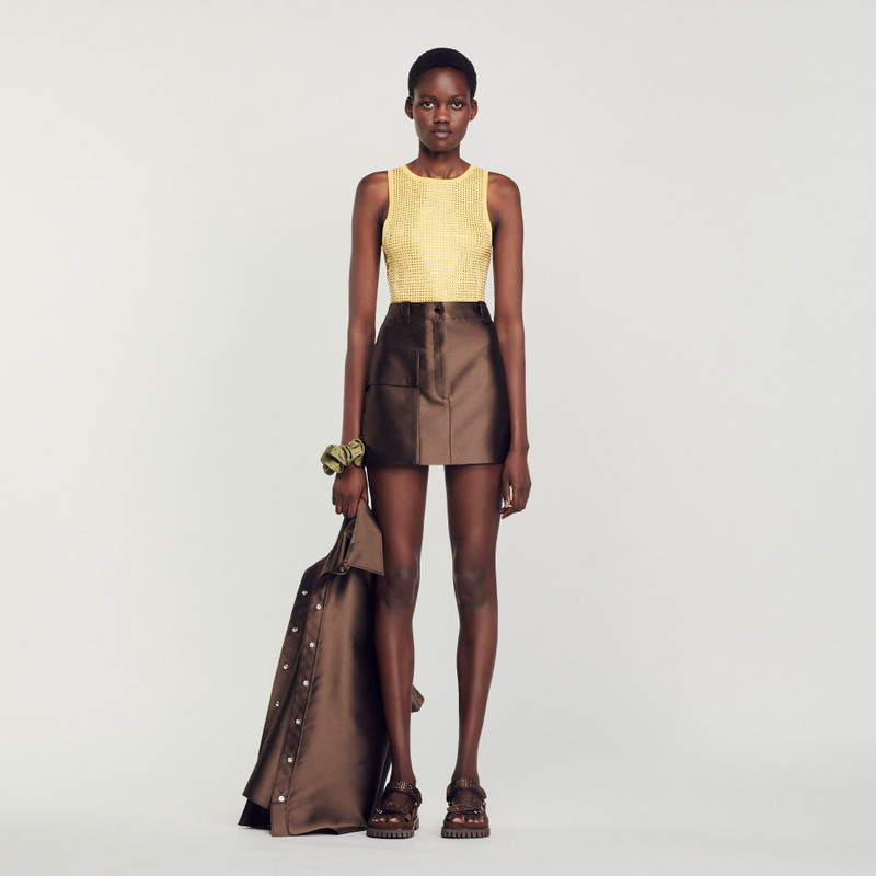 Sandro RHINESTONE BODYSUIT outlook