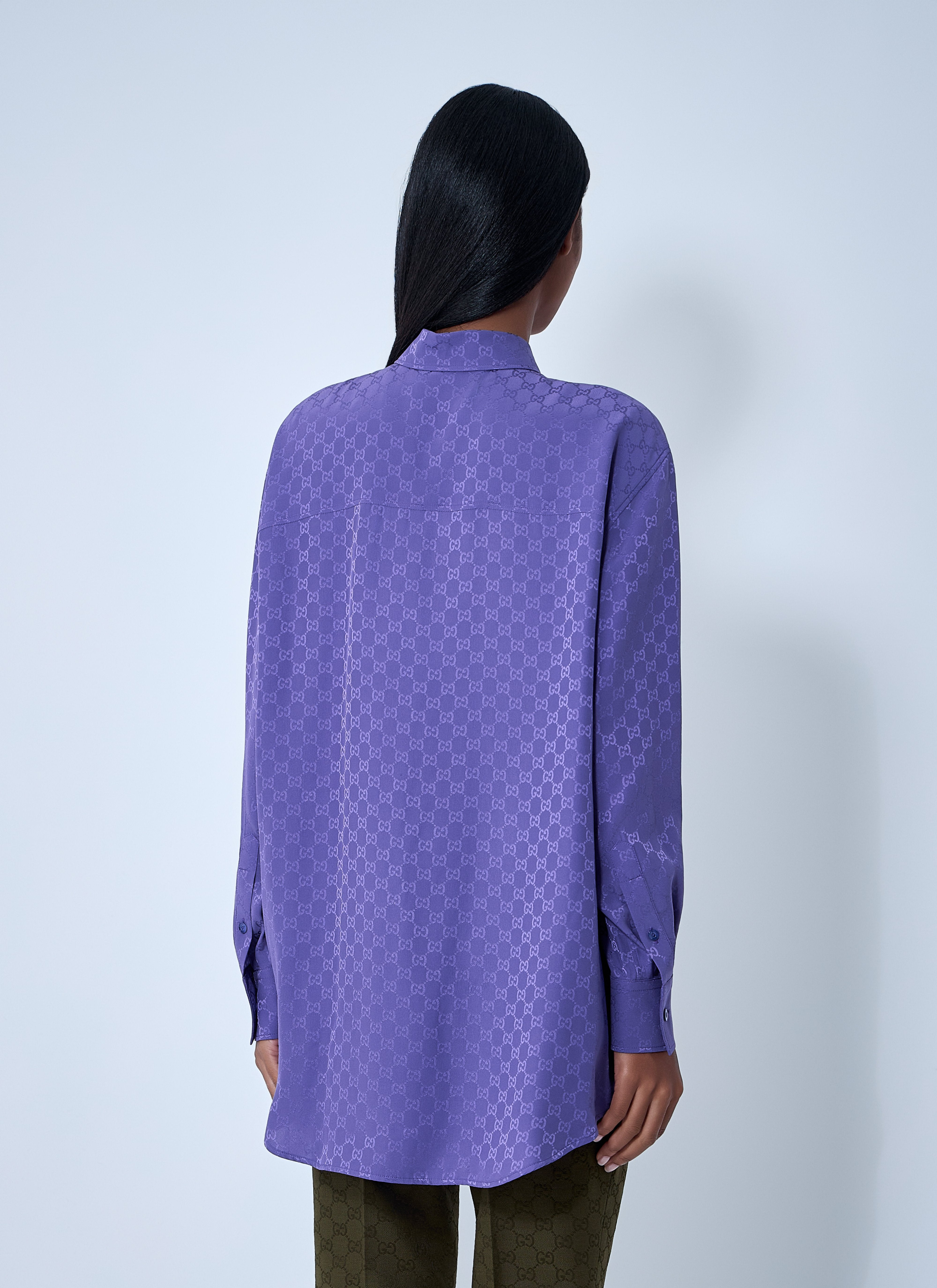 Gucci Women Monogram Shirt - 4