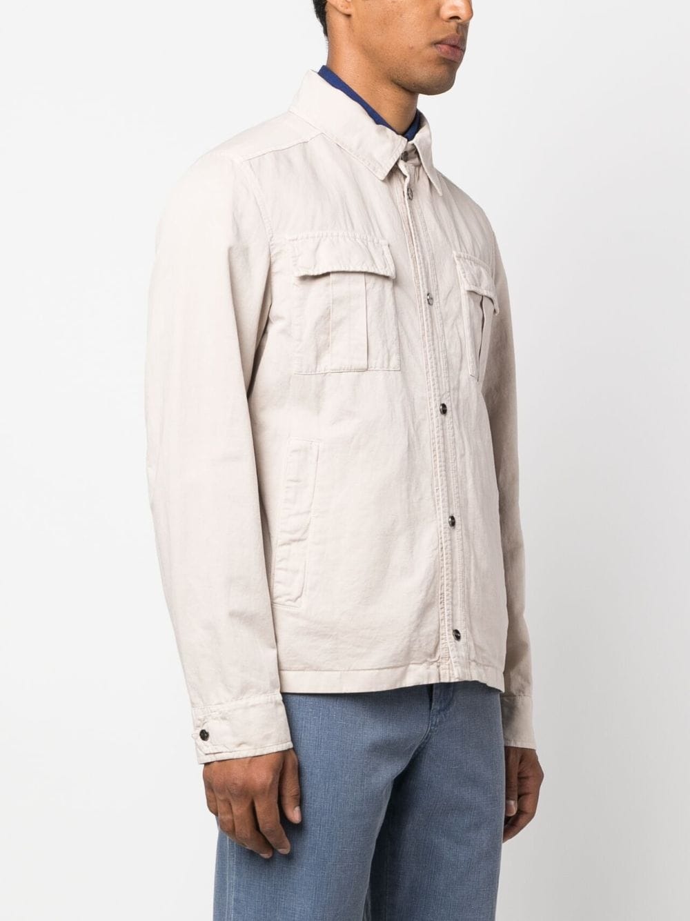 chest-pockets shirt - 3