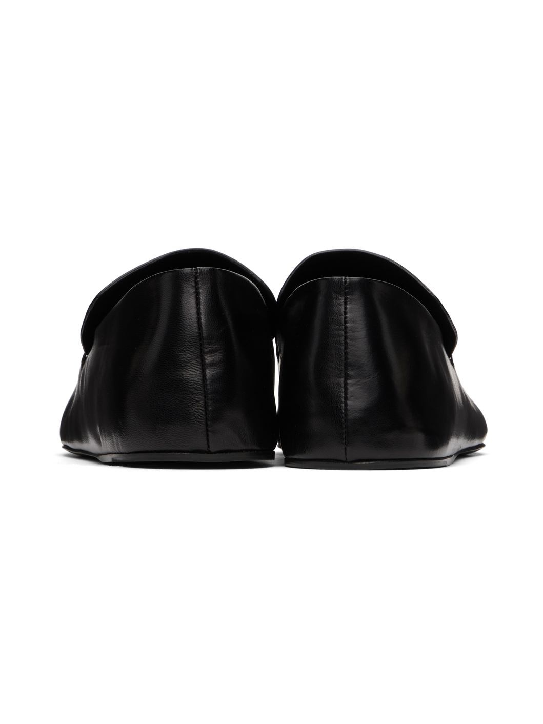 Black Flat Loafers - 2