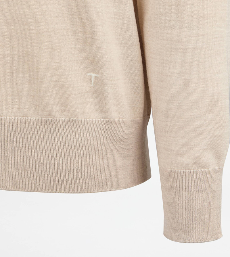 TURTLENECK IN T15 WOOL - BEIGE 3