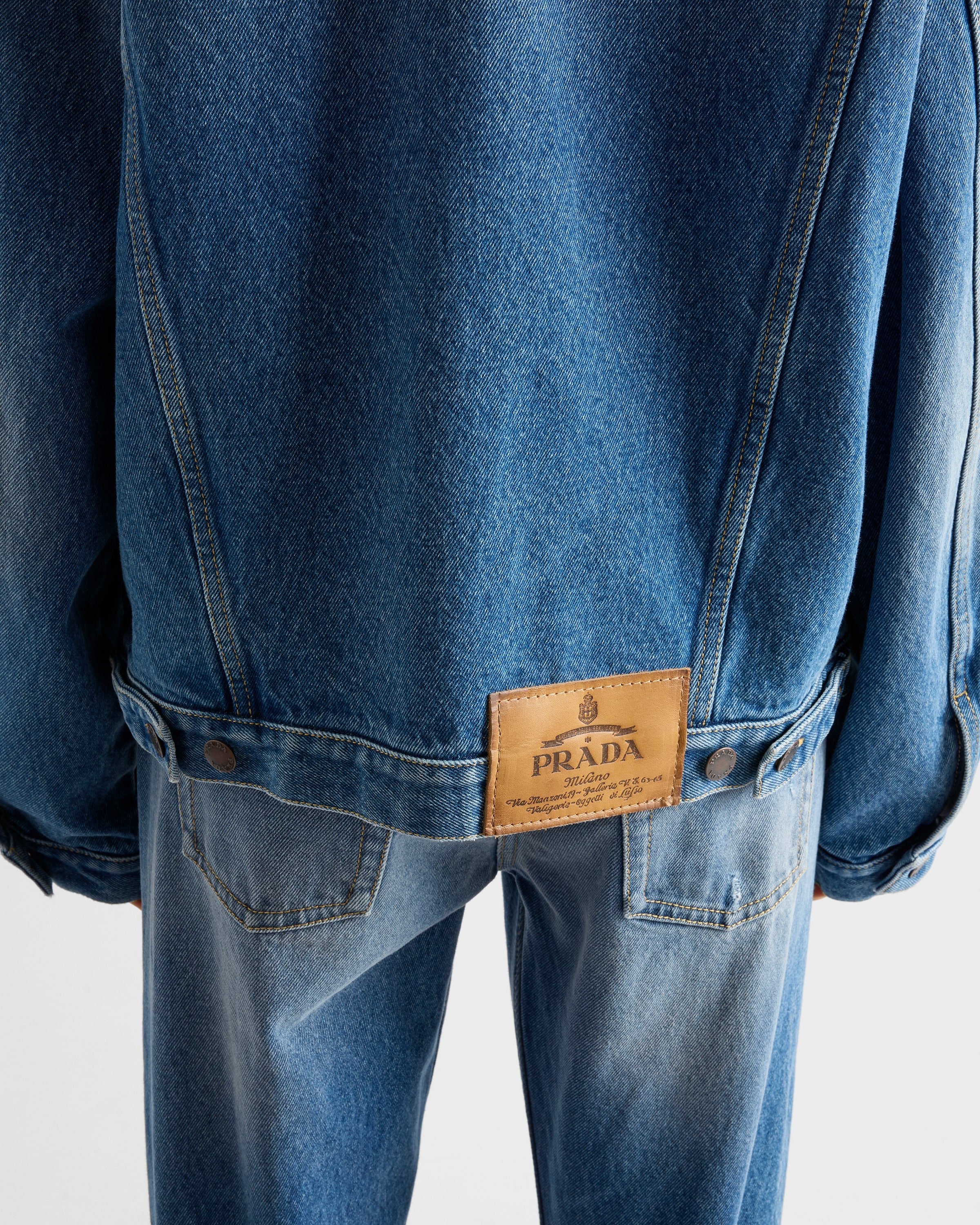 Denim blouson jacket - 6