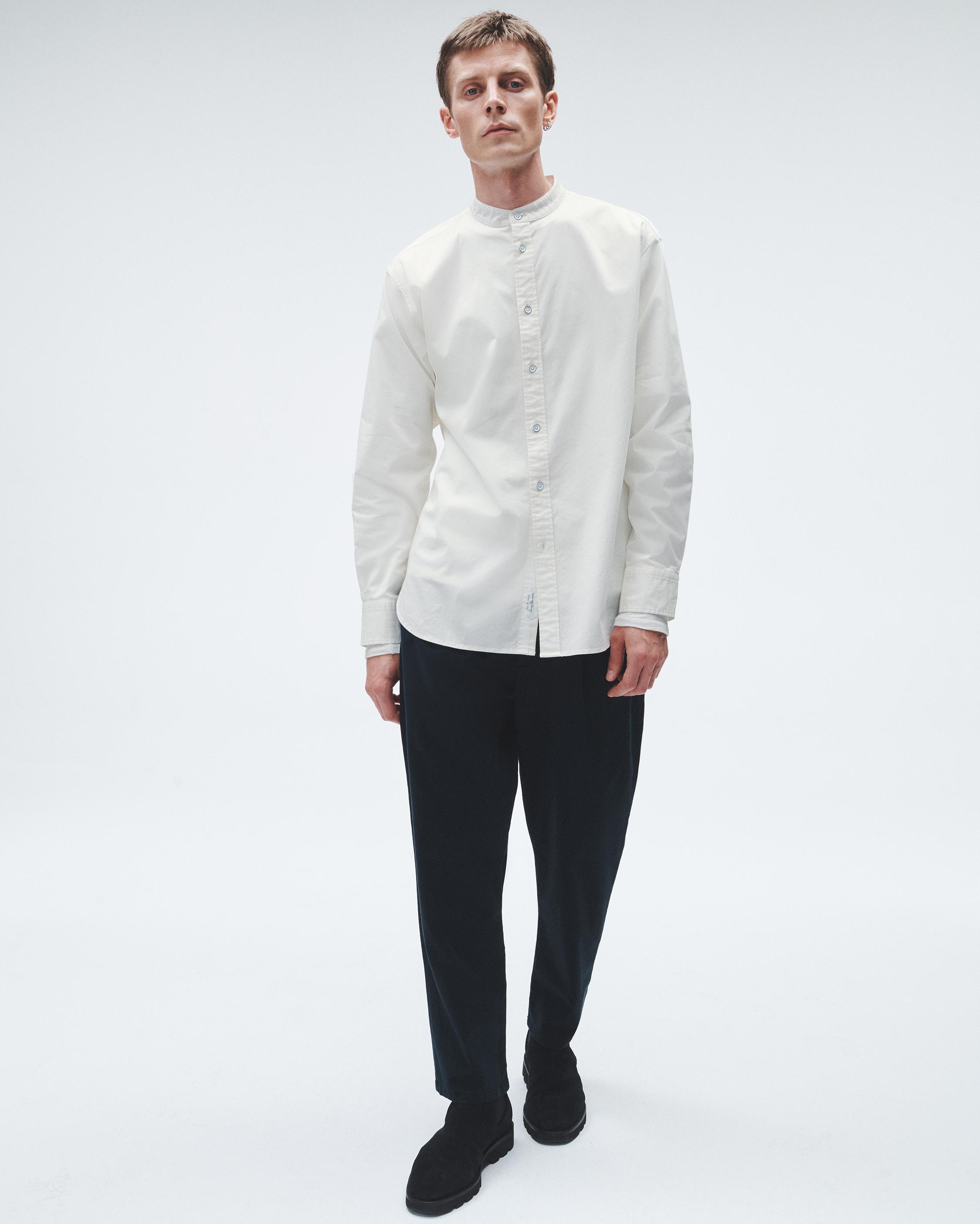 Landon Cotton Poplin Shirt
Relaxed Fit Button Down - 2