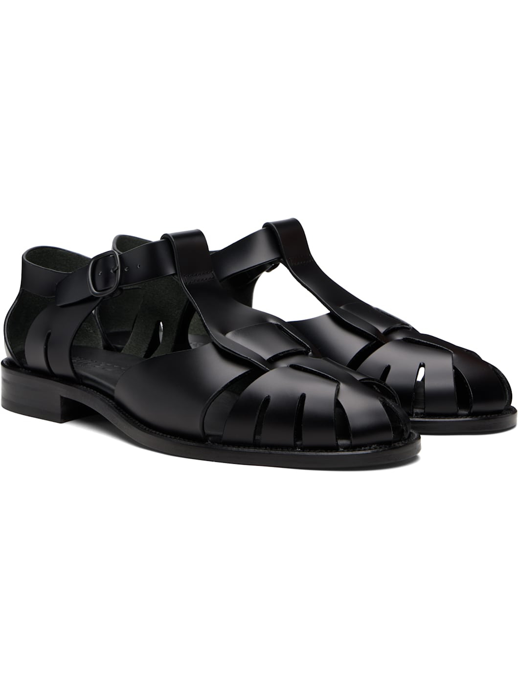 Black Pesca Sandals - 4