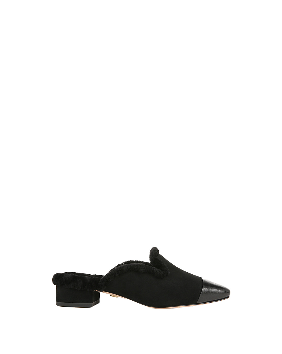 CECILE SHEARLING MULE - 5