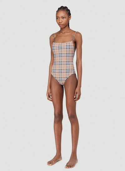 Burberry Check Swimsuit outlook