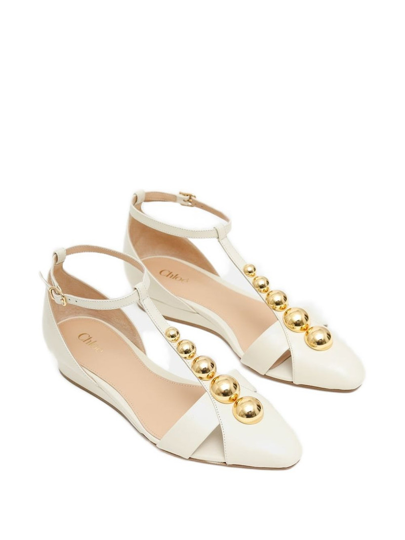 Chloé ball detail sandals outlook