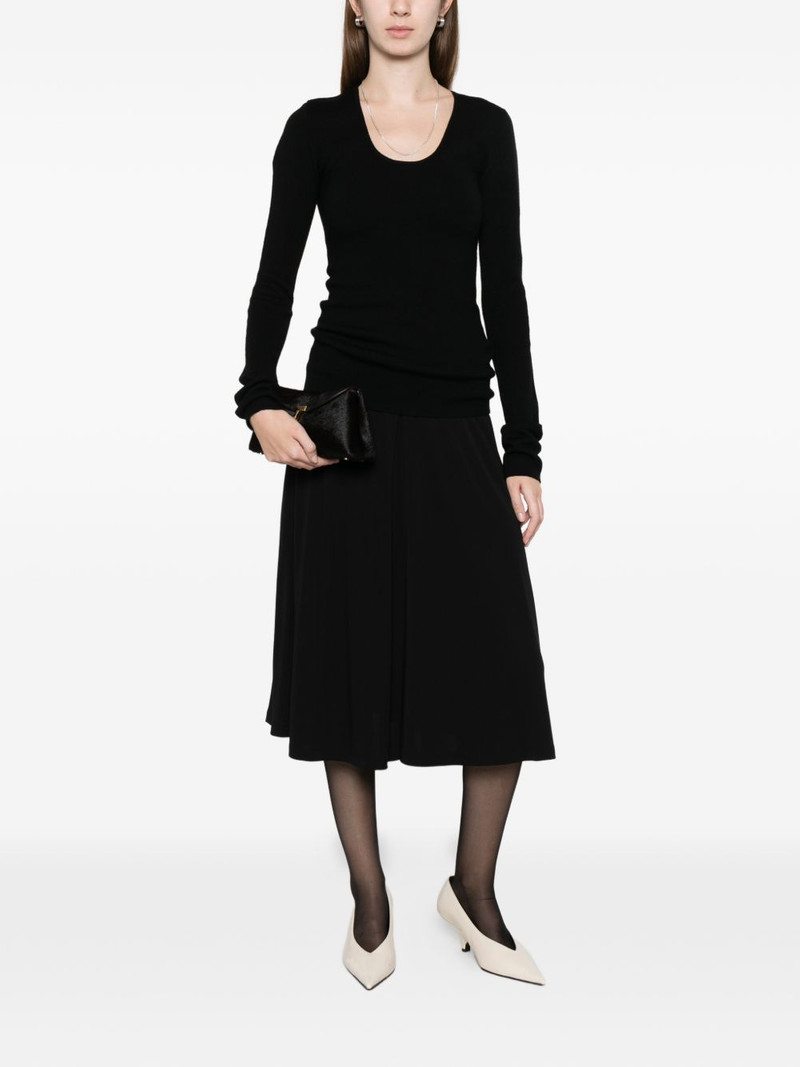 TOTEME fluid midi skirt outlook