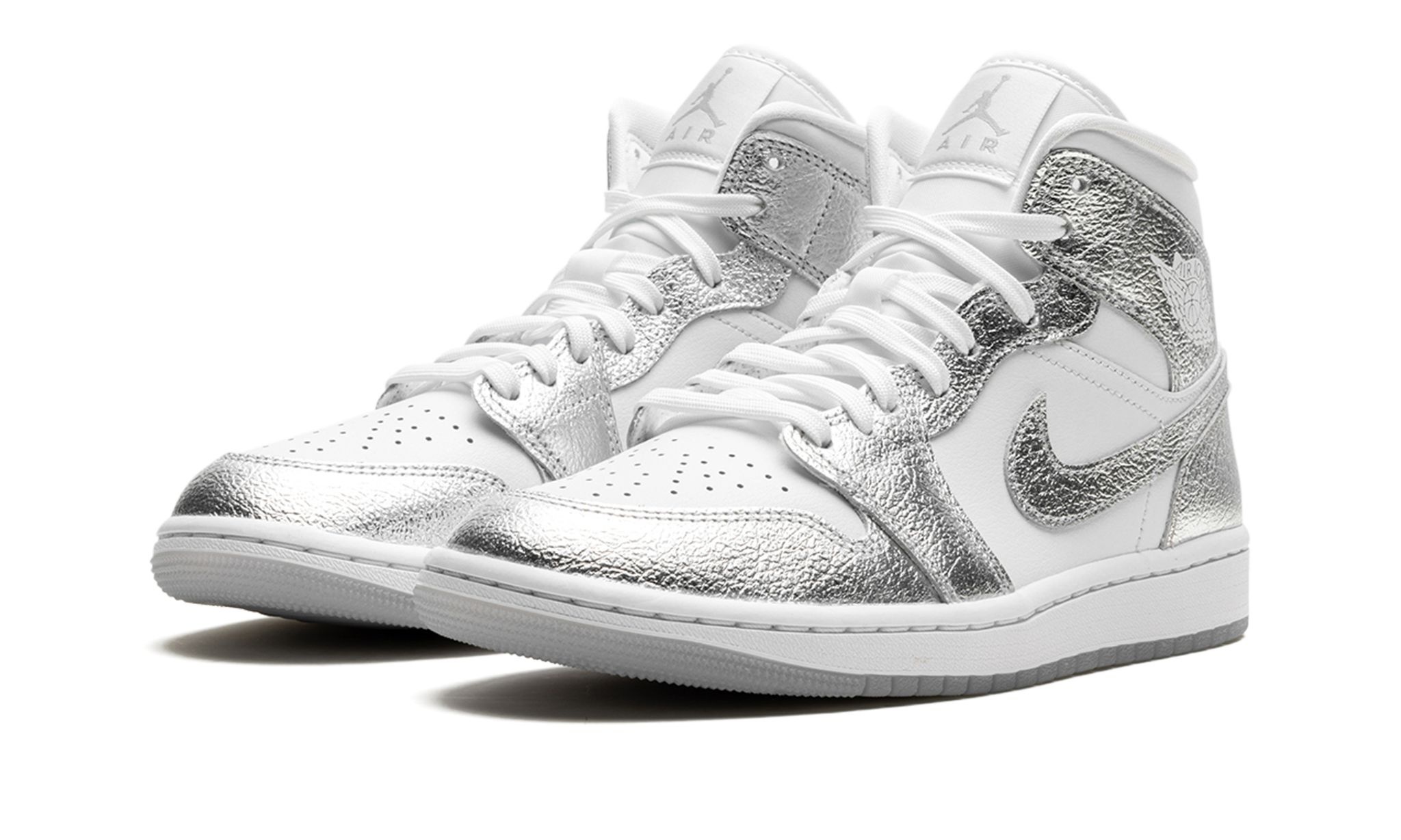 Air Jordan 1 Mid SE WMNS "Metallic Silver" - 2