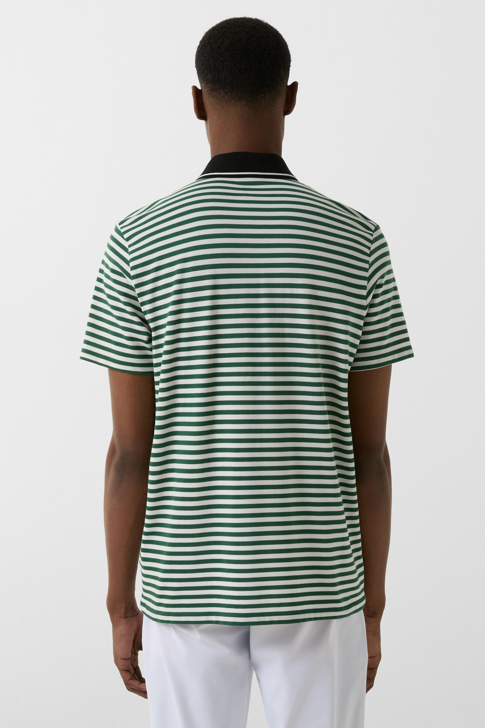 Andy functional short-sleeved top in Dark green/white - 3