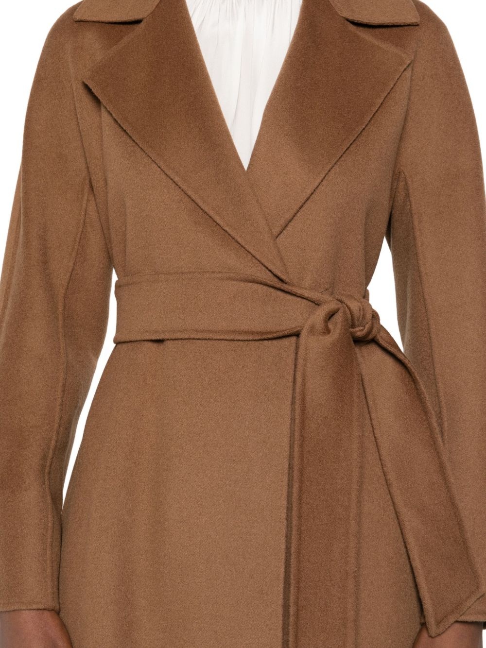 belted wrap coat - 5