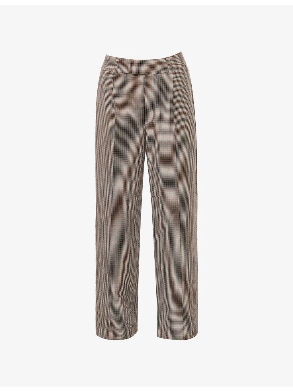Hayden Checked Stretch-Woven Trousers - 1