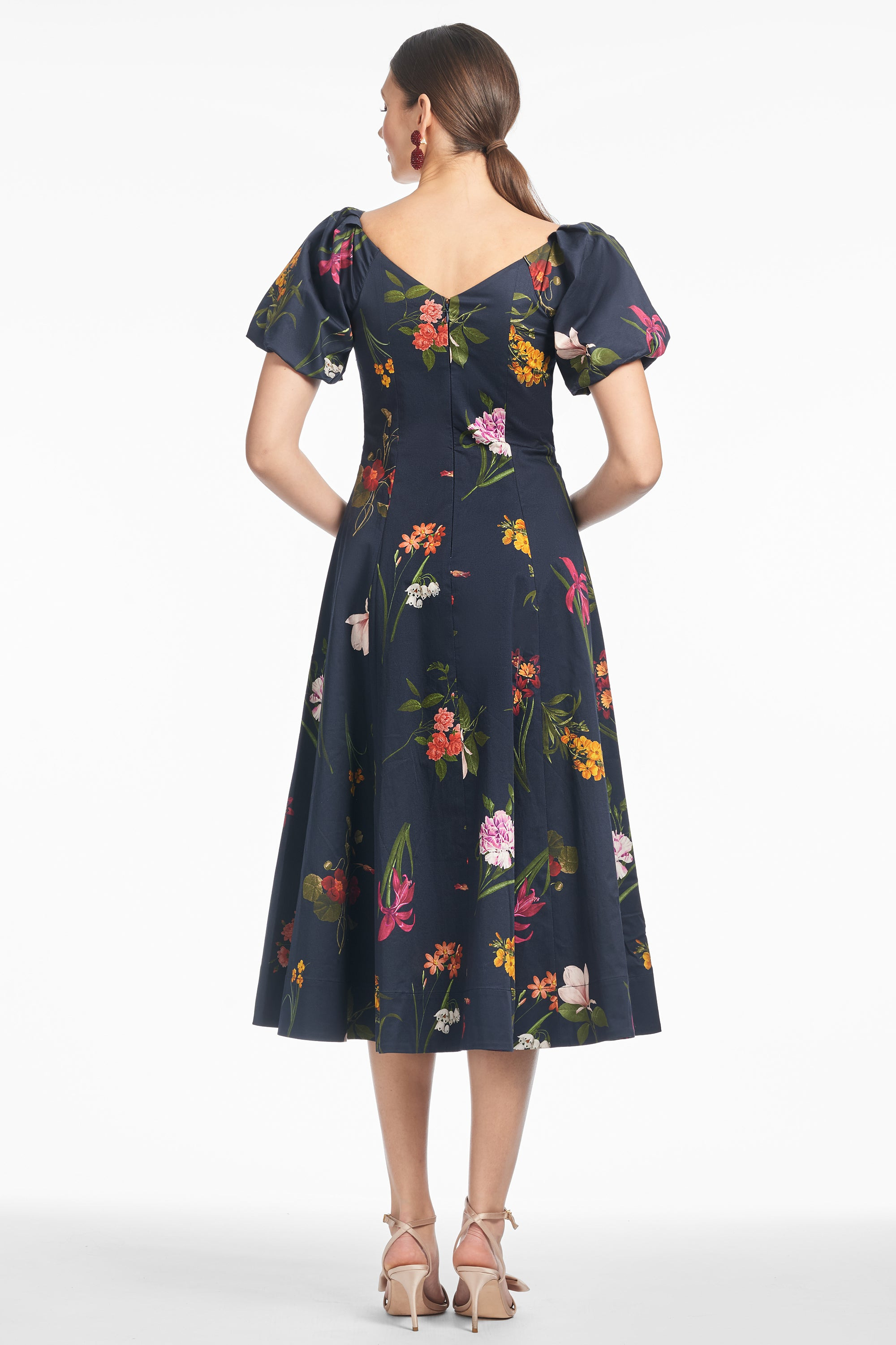 MAGNOLIA DRESS - DARK MIDNIGHT BOUQUET - 3
