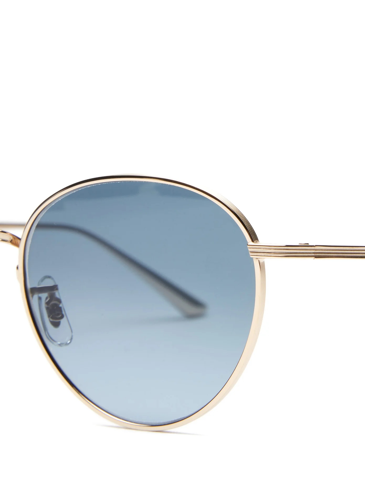 X Oliver Peoples Brownstone 2 round sunglasses - 6